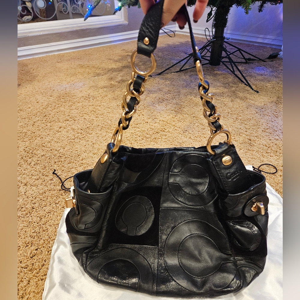 Looks Like Brand New/Great Condition Coach Parker Op Aet Pieced Sholder Bag